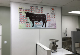 Butcher wall Foamboard Sign